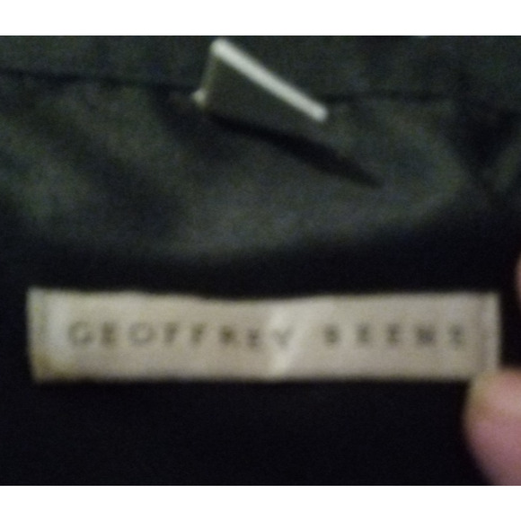 Geoffrey Beene Mens Size 19 Neck 34/35 chest Black Dress Shirt - Picture 4 of 4